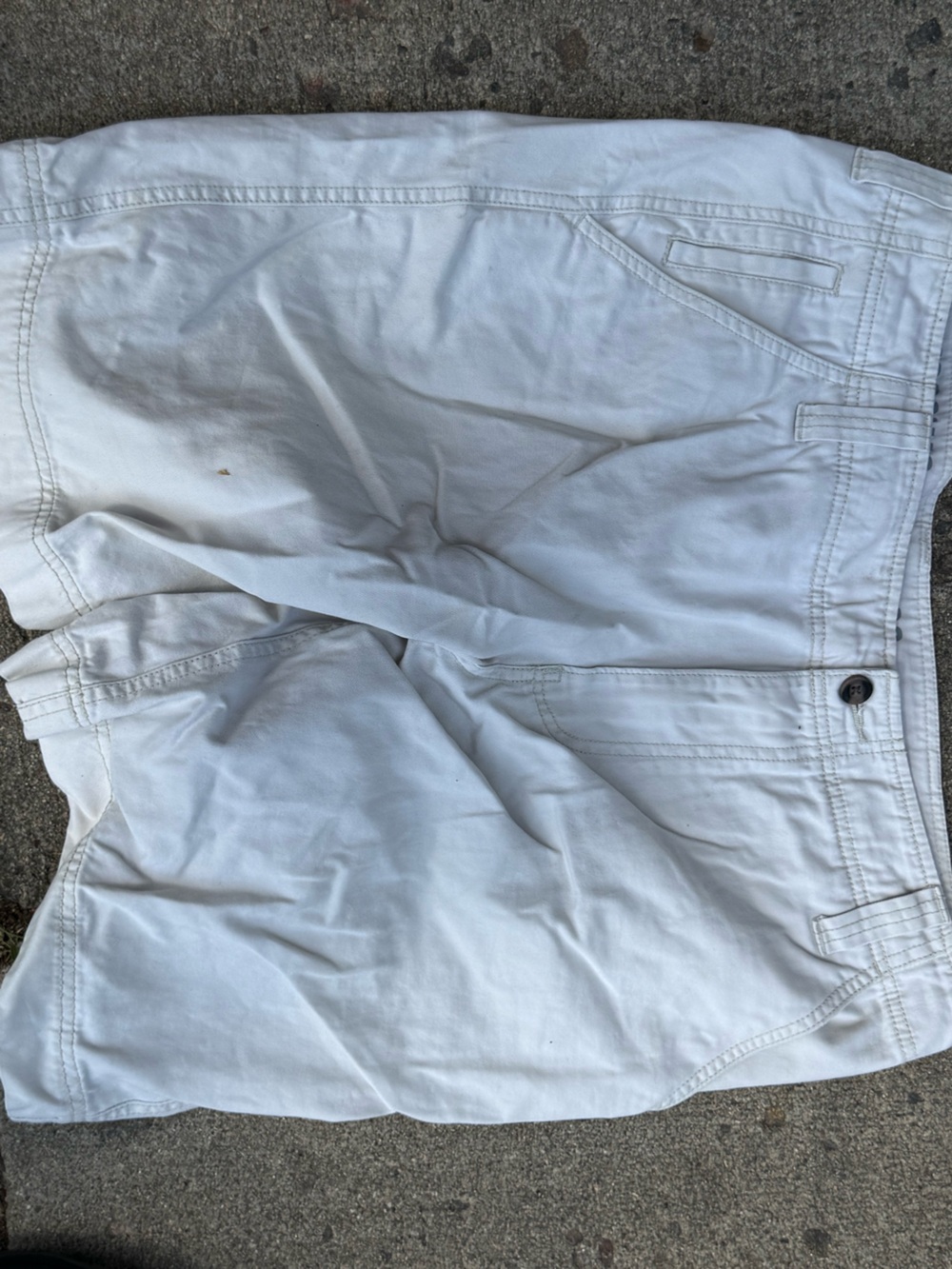 Mossimo Supply Co. White Men’s Flat Front Shorts
